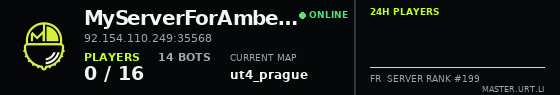 Live server banner preview